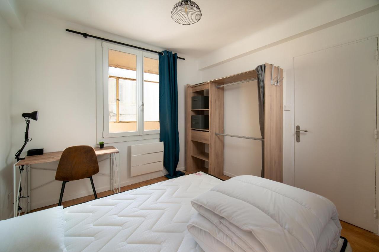 Grand Appartement 3 Chambres Avec Clim Et Balcon Marseille Ngoại thất bức ảnh
