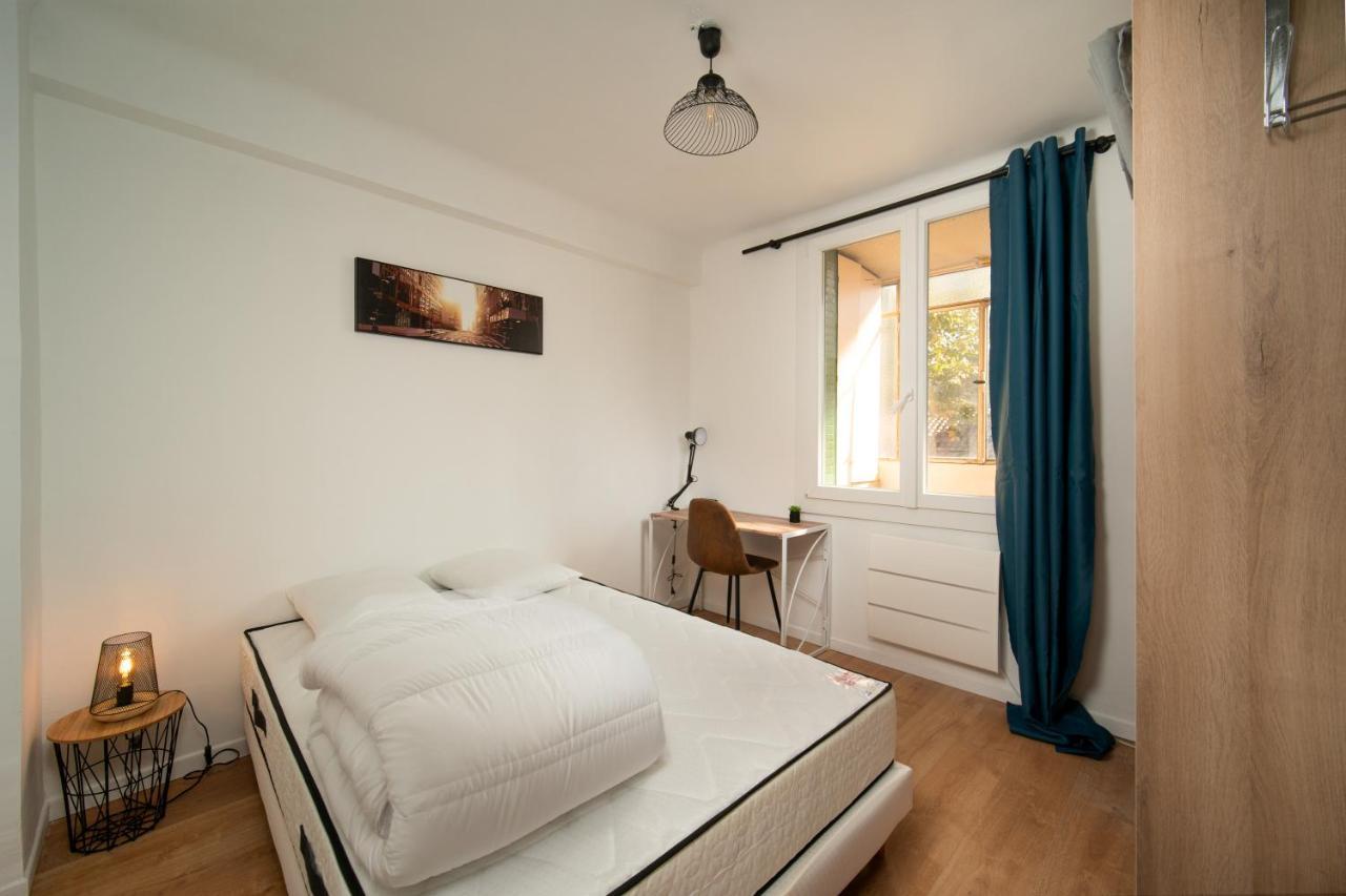 Grand Appartement 3 Chambres Avec Clim Et Balcon Marseille Ngoại thất bức ảnh